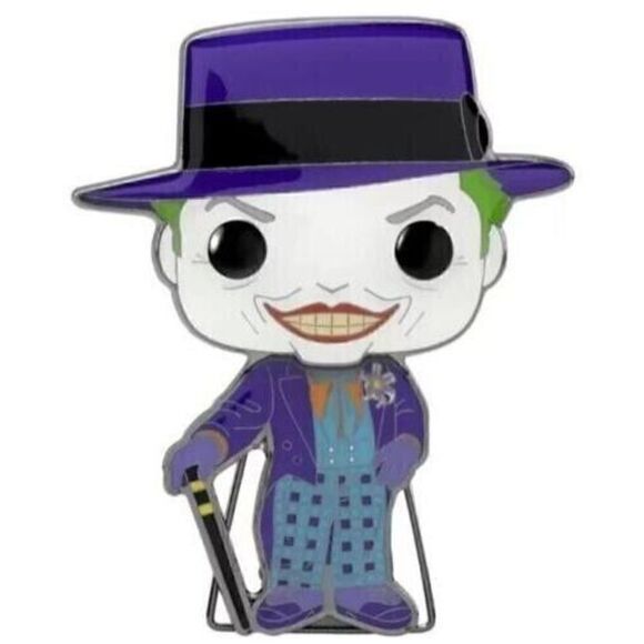 Funko POP! Enamel Pin: DC Comics - The Joker NEW - Picture 2 of 3